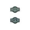 Mack 1008482 - 2 abrazaderas de alambre de acero 2mm galvanizado simplex | 10 piezas