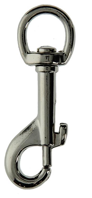 Mack 1008487 - 1 moschettone 13 x 68mm nichelato | 10 pezzi