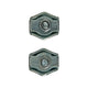 Mack 1008493 - 2 abrazaderas de alambre de acero 4mm galvanizado simplex | 10 piezas