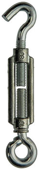 Mack 1008496 - 1 ojo tensor + gancho m10 x 80mm galvanizado | 10 piezas