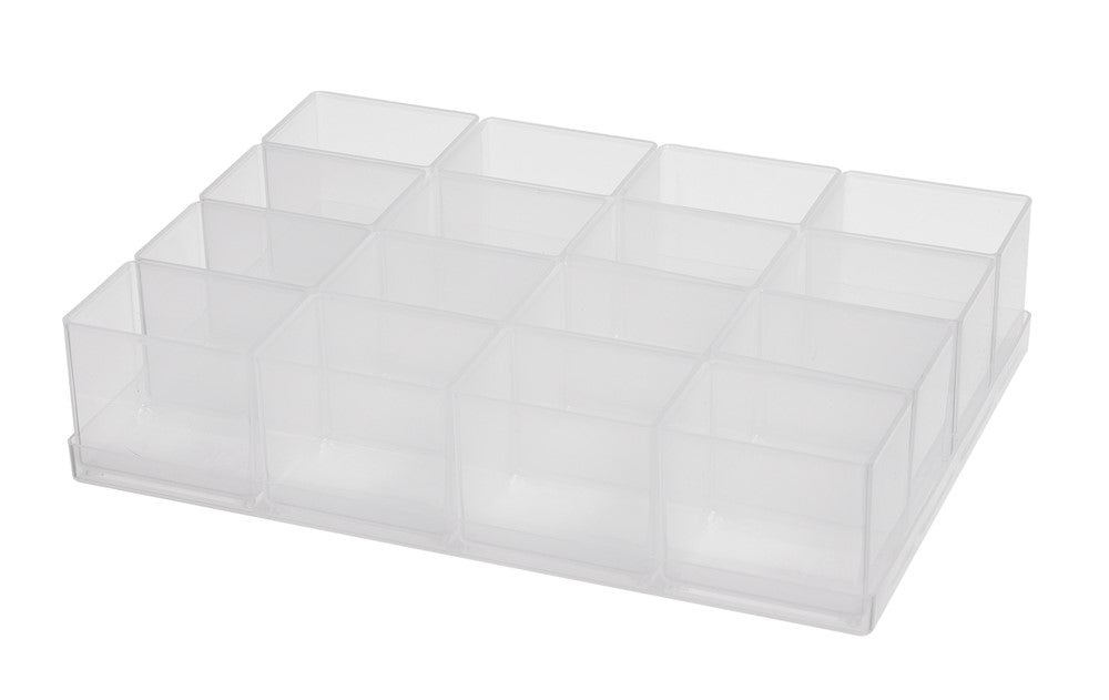 Raaco inzetbakjes 55 a9-1, (16st.) op tray - 105347 105347