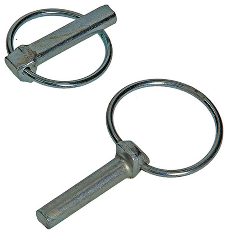 Mack 1008538 - 2 pasadores de bloqueo plegables 10mm galvanizados | 10 piezas