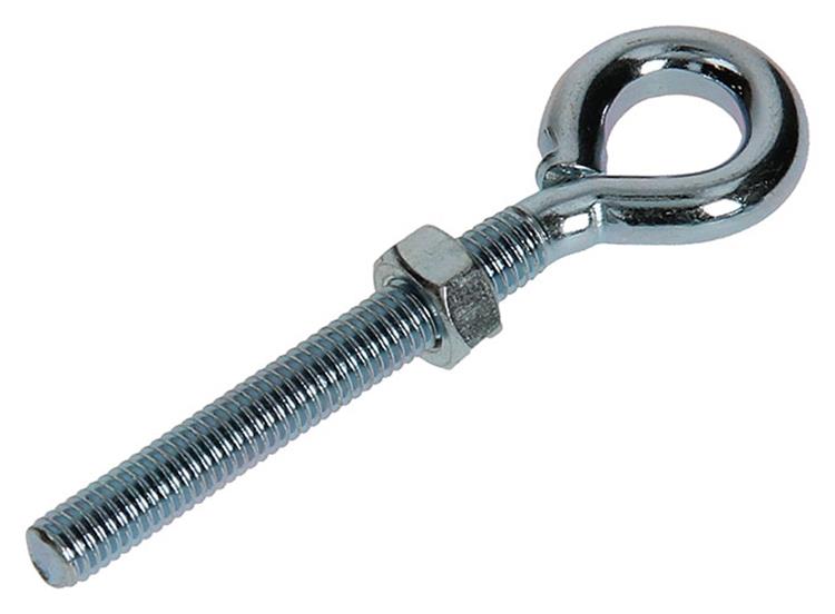 Mack 1008547 - 2 cáncamos + tuerca m6 x 50mm galvanizados | 10 piezas