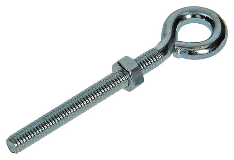 Mack 1008548 - 2 cáncamos + tuerca m6 x 60mm galvanizados | 10 piezas