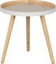 Mesa auxiliar sasha de madera - mdf - natural - 41x41x40,5