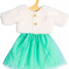 Doll jacket plush with skirt, 35-45 cm