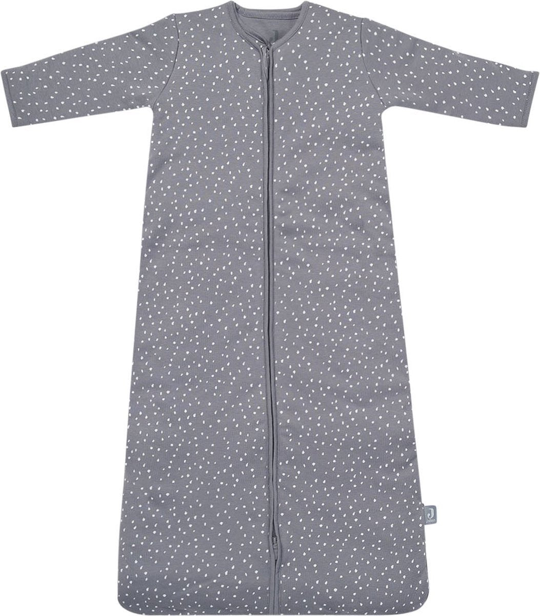 Jollein - saco de dormir de invierno para bebé (spickle - gris) - algodón - 4 estaciones - saco de dormir de invierno para bebé, saco de dormir para bebé - 70 cm