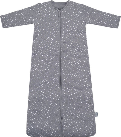 Jollein - sacco nanna invernale per bambini (spickle - grigio) - cotone - 4 stagioni - sacco nanna invernale per bambini, sacco nanna per bambini - 70 cm