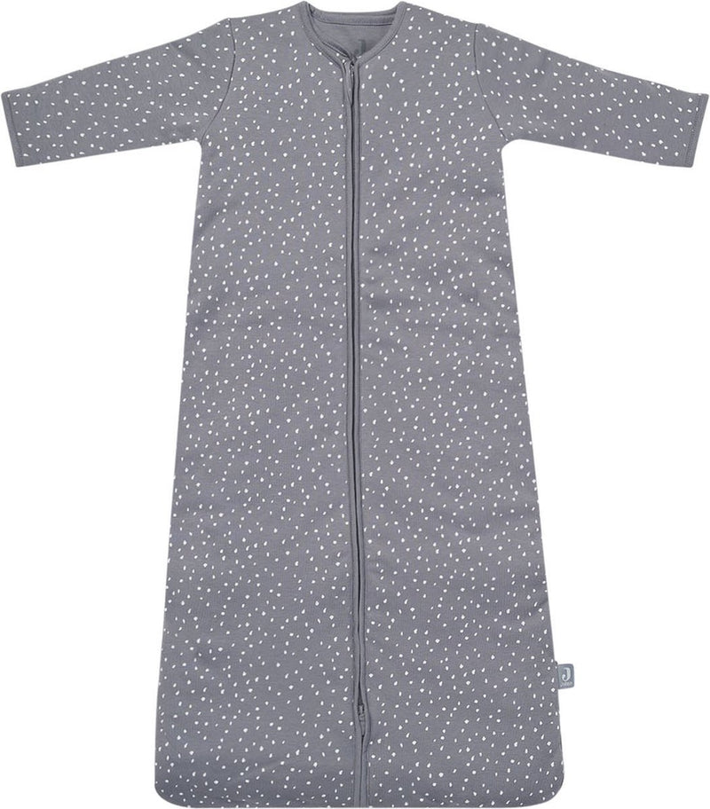 Jollein - saco de dormir de invierno para bebé (spickle - gris) - algodón - 4 estaciones - saco de dormir de invierno para bebé, saco de dormir para bebé - 70 cm