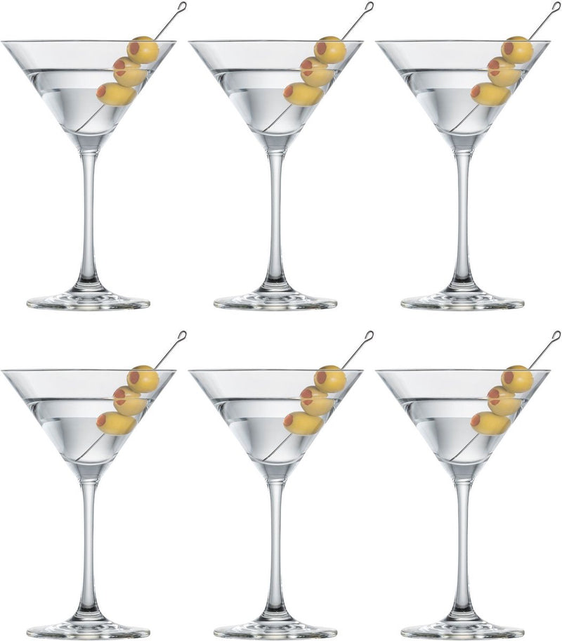 Schott zwiesel bar special bicchiere da martini 86 - 0,17 litri - set da 6