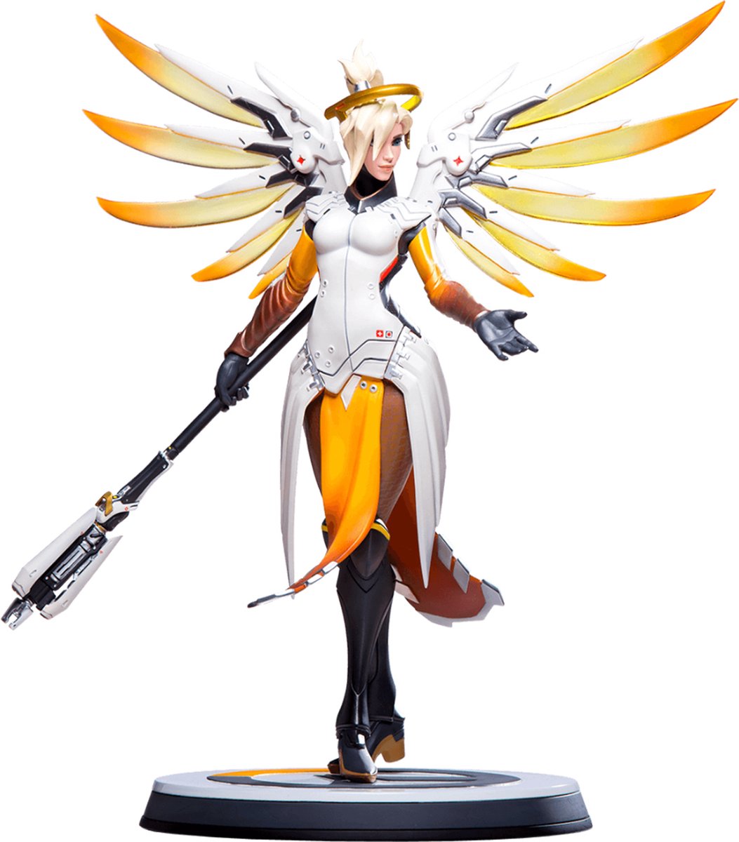 Statua Blizzard Overwatch Mercy - statuetta premium da 50 cm - dipinta a mano