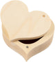 Creativ company cc houten hart doosje b: 9 cm h: 4 cm