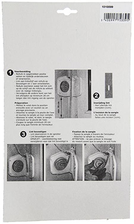 Mack 1010099 - 1 enrollador de cinta barra orientable marrón 6m 22mm | 5 piezas
