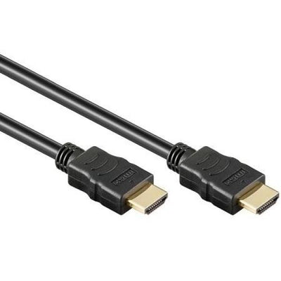 Adj 300-00043 HDMI A V Cable, HDMII> HDMI, M M, Alta velocidad, Screende, 3M, Negro