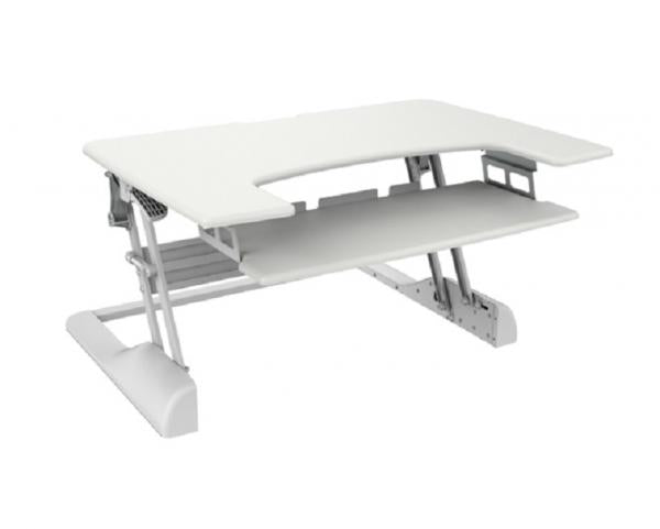 Neomounts Neomounts NS-WS100 Whit Workplace 1 monitor, 15 kg, Regola di altezza: 130 500