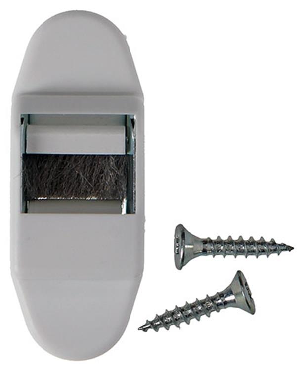 Mack 1010104 - 1 guía de cinta para persiana enrollable blanca 14mm | 5 piezas