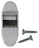 Mack 1010104 - 1 guía de cinta para persiana enrollable blanca 14mm | 5 piezas