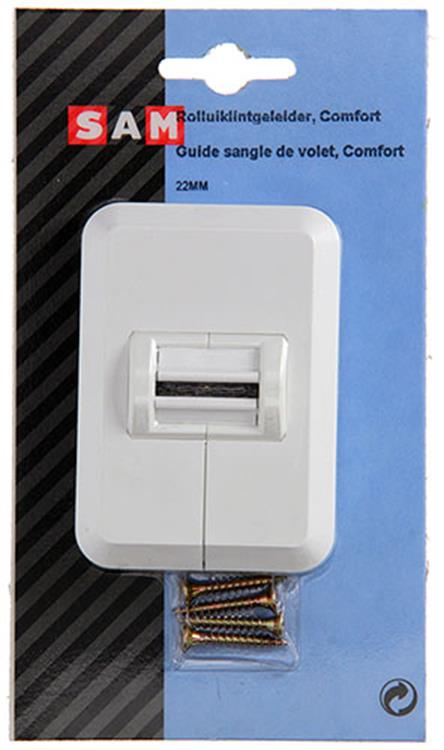Mack 1010107 - 1 guía de cinta para persiana enrollable confort 22mm | 5 piezas