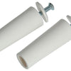 Mack 1010112 - 2 tapones antigolpes blancos 60mm | 10 piezas