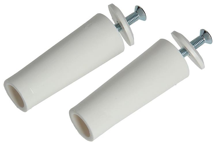 Mack 1010112 - 2 tapones antigolpes blancos 60mm | 10 piezas