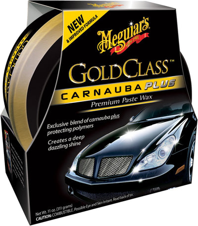 Meguiar's meguiar's gold class carnauba plus cera in pasta premium 311g - cera per auto carnauba - protezione della vernice a lunga durata - cera in pasta premium