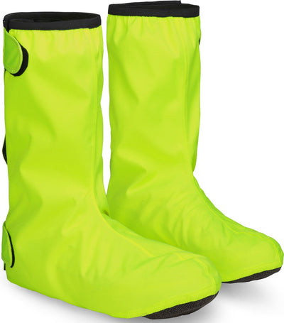 Gripgrab - dryfoot 2 cubrezapatos impermeables para la lluvia de todos los días cubrezapatos impermeables para ciclismo cubrezapatos - amarillo de alta visibilidad - talla xxl (46 47)