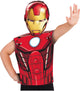 Maglietta e maschera Rubies France Iron Man™ per bambini - Costume