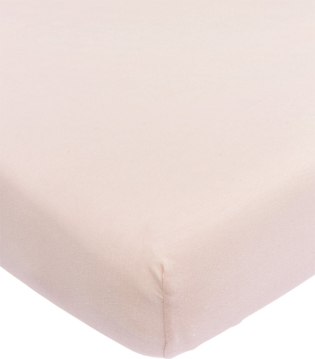 Meyco lenzuolo con angoli per neonato - rosa tenue - 60x120 cm