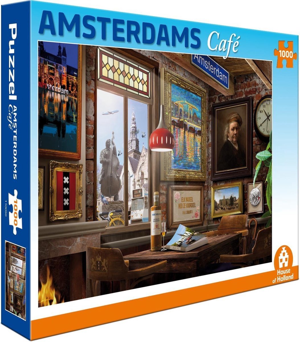 Rompecabezas de la Casa de Holanda - Café de Ámsterdam (1000)