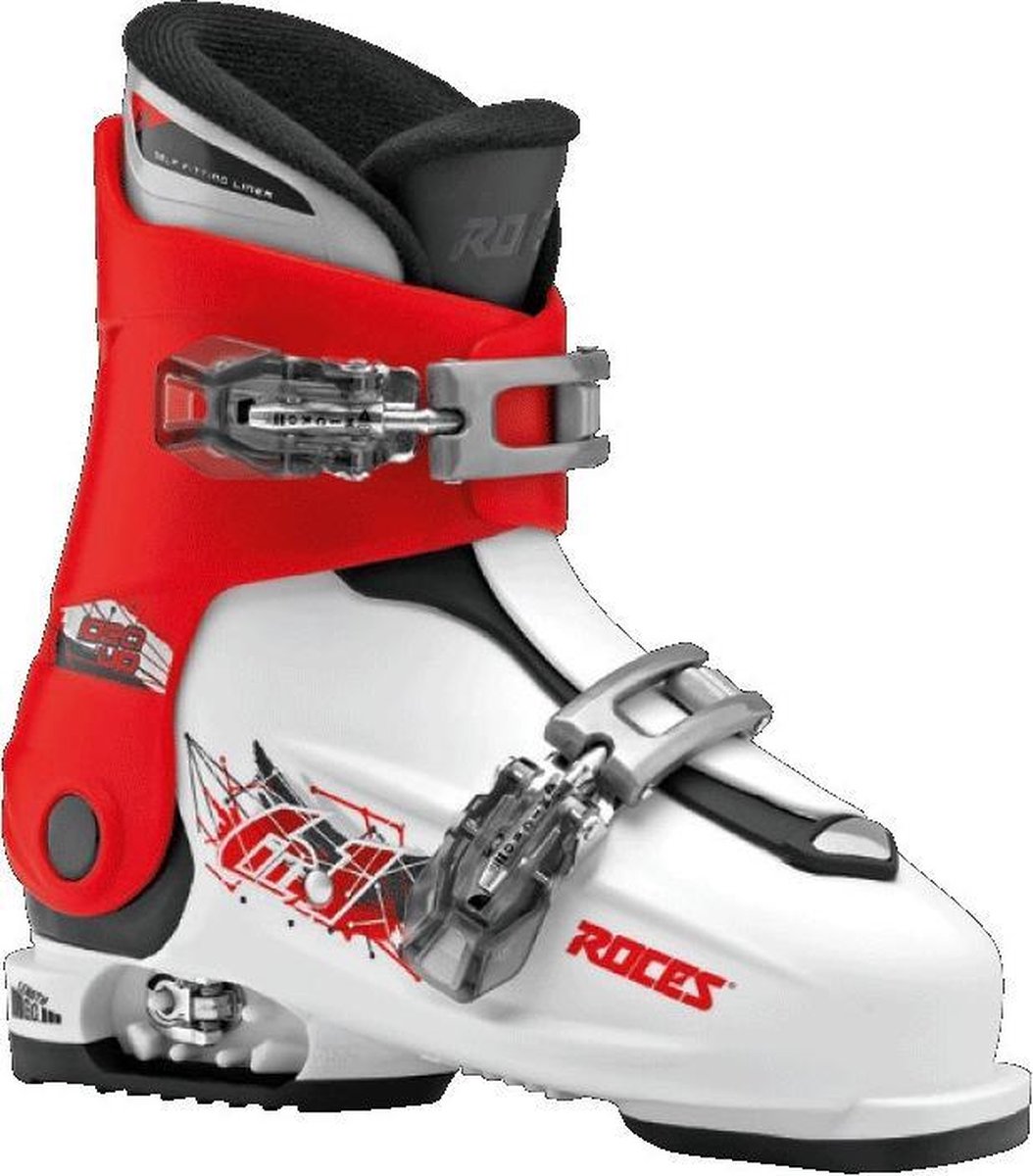 Roces - idea up - scarponi da sci - bambini - 19.0-22.0 (30-35) - bianco - rosso - nero