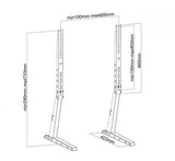 Neomounts Neomounts FPMA-D1240BLACH FLATCHECREEN BUREAUSEUN fino a 70, 35 kg, 100x100 600x400 mm, - afbeelding 2