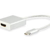 Equipaggiare 133452 USB Tipo C maschio a adattatore femmina HDMI, 15 cm