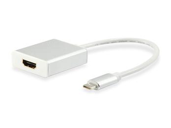 Equipaggiare 133452 USB Tipo C maschio a adattatore femmina HDMI, 15 cm