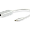 Equipaggia 133457 USB Tipo C Maschio a Mini Displayport Adattatore femmina, 15 cm