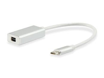 Equipaggia 133457 USB Tipo C Maschio a Mini Displayport Adattatore femmina, 15 cm