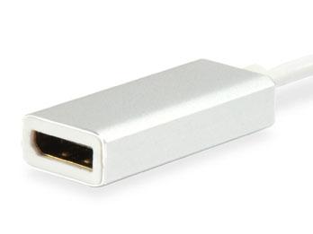 Equipaggia 133458 USB Tipo C maschio a DisplayPort Female Adapter, 15 cm