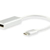 Equipaggia 133458 USB Tipo C maschio a DisplayPort Female Adapter, 15 cm