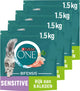 Purina one sensitive - kattenbrokjes - kalkoen - 4 x 1.5 kg