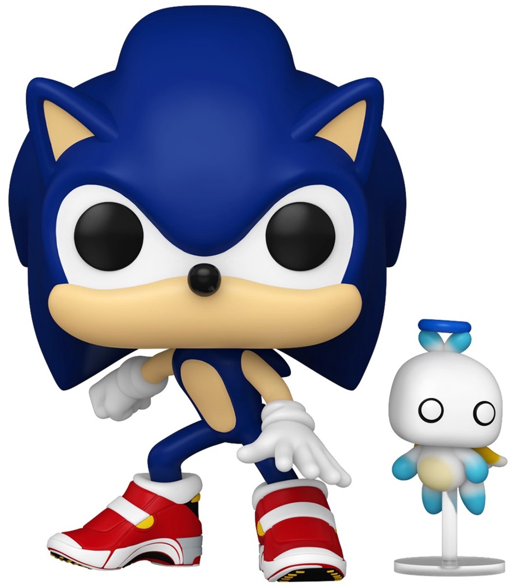 Funko pop games: sonic the hedgehog with hero chao pop #1036