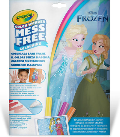 Crayola - maravilla del color - libro para colorear - disney frozen - dibujos para colorear y rotuladores