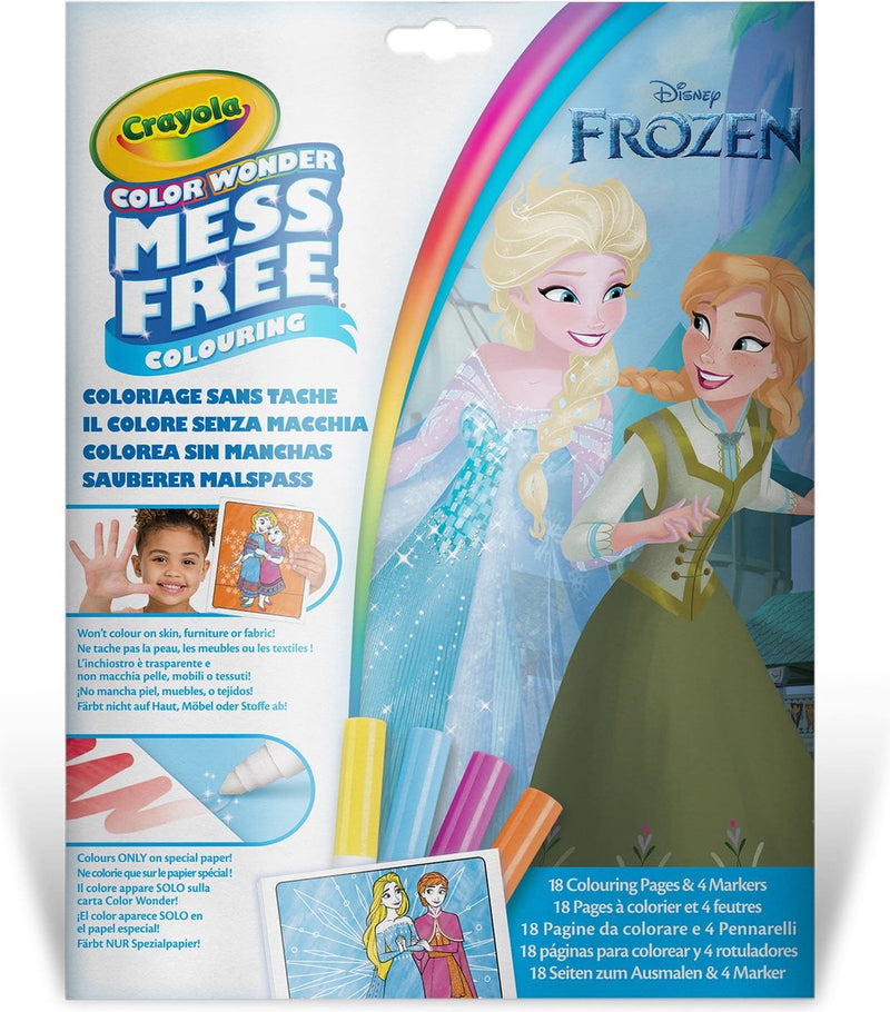 Crayola - meraviglia dei colori - libro da colorare - Disney Frozen - pagine da colorare e pennarelli