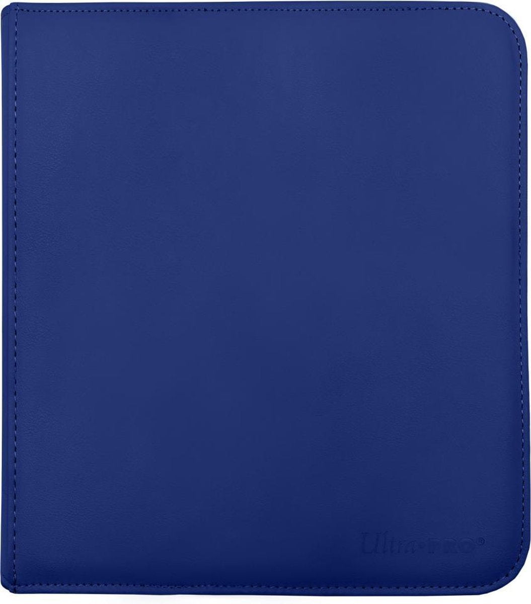 Carpeta profesional Ultrapro 12 bolsillos con cremallera azul
