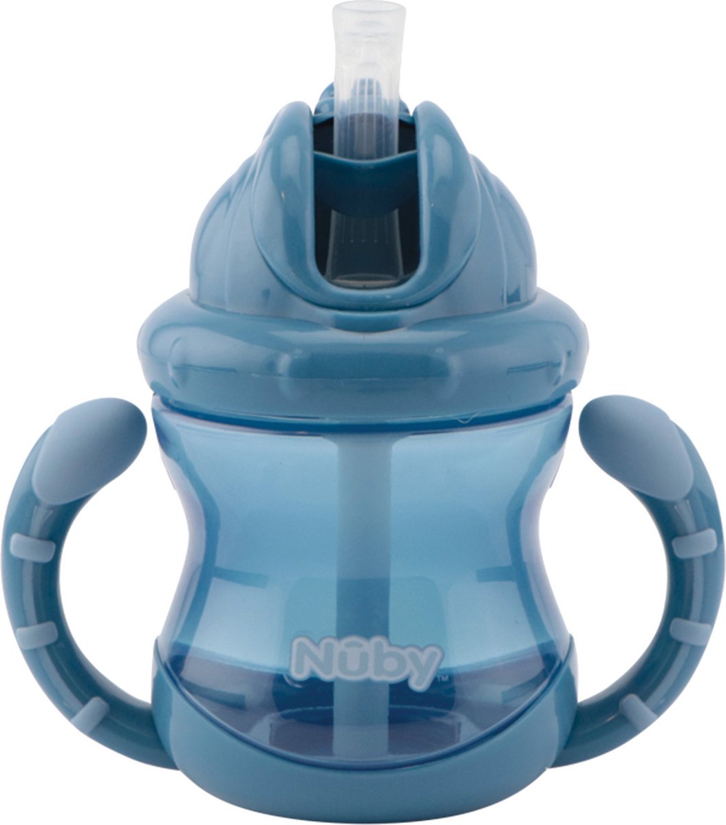 Nûby nuby vaso flip-it - 240 ml - azul