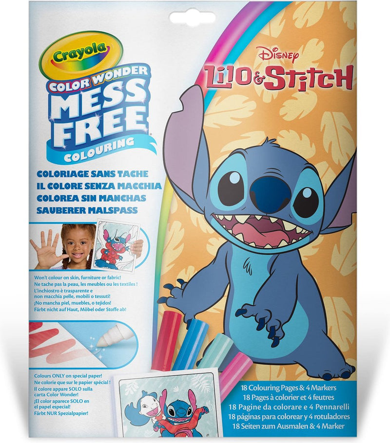 Crayola - meraviglia dei colori - libro da colorare - lilo e punto Disney - pagine da colorare e pennarelli