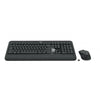 Logitech mk540 advanced - draadloze toetsenbord- en muiscombinatie, desktopset (donkergrijs, eu lay-out (qwerty), 1000 dpi)