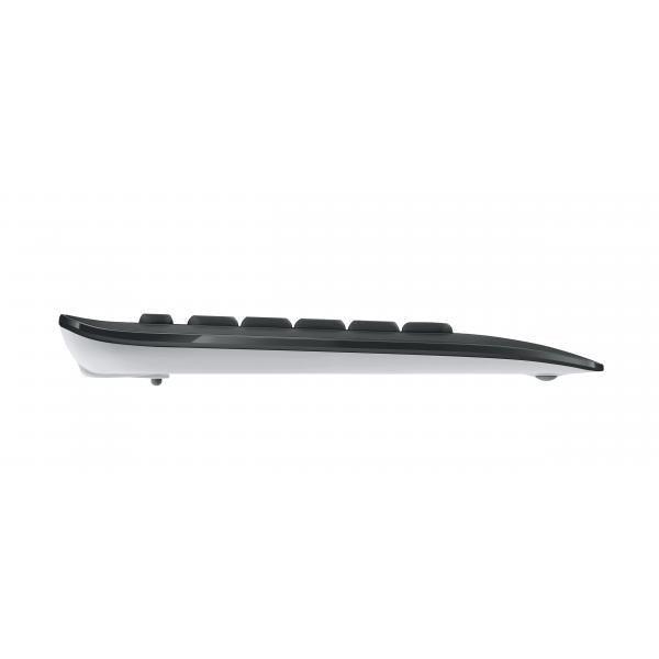 Logitech mk540 advanced - draadloze toetsenbord- en muiscombinatie, desktopset (donkergrijs, eu lay-out (qwerty), 1000 dpi)