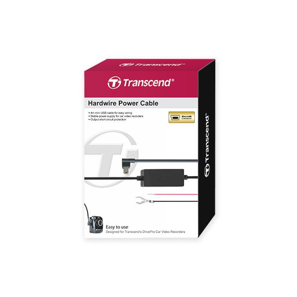 Pic Trascendi TS-DPK2 DrivePro Hardwire Cavo, Mini-USB Micro-USB, 4M, Black