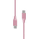 Cable de carga xlayer 217089 usb rosa