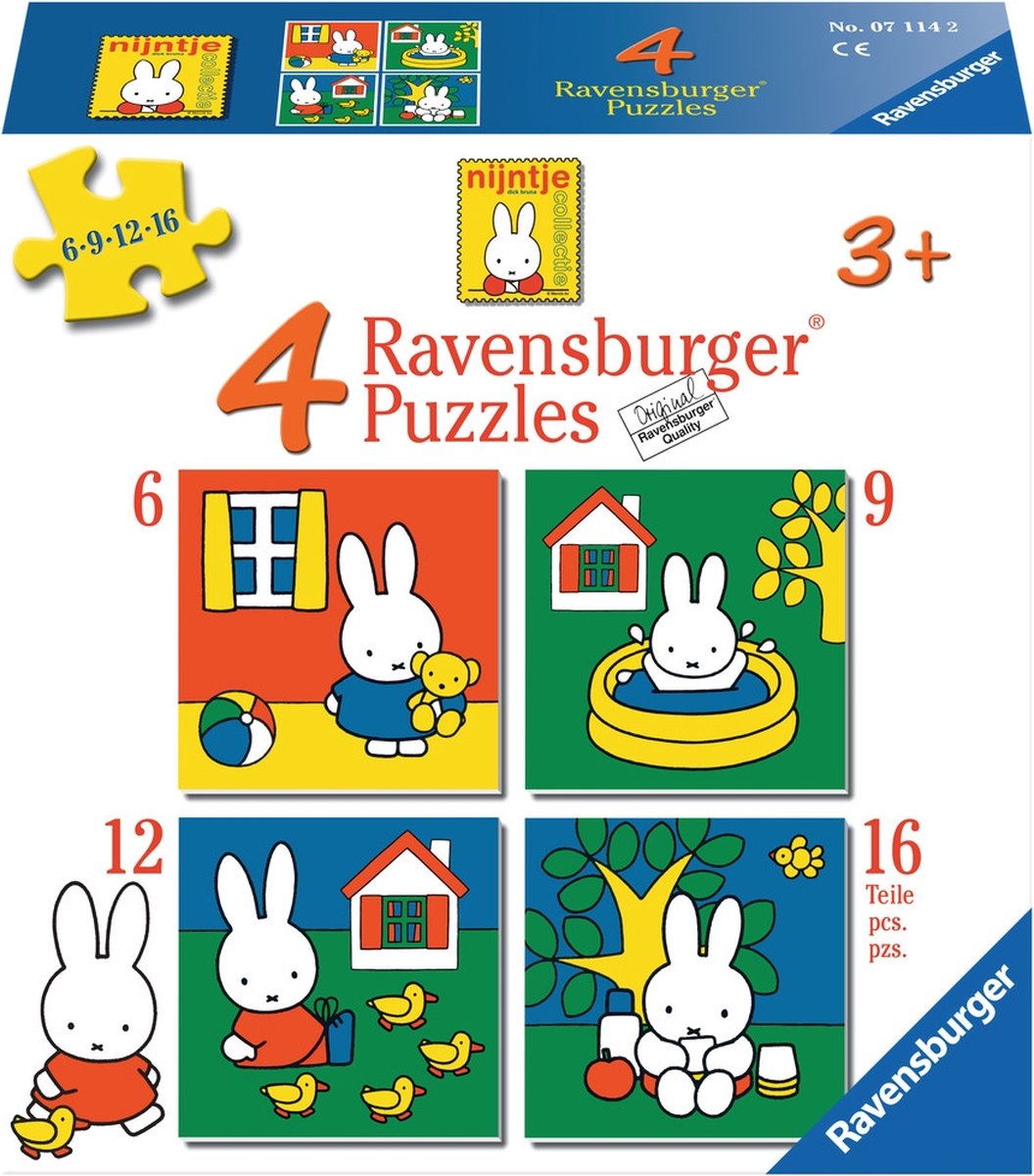 RAVENSBURGER PUZLE 6+9+12+16 pezzi