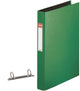 Raccoglitore ad anelli Esselte Vivia in plastica resistente a 2 anelli per 190 fogli A4 - larghezza dorso 42 mm - verde